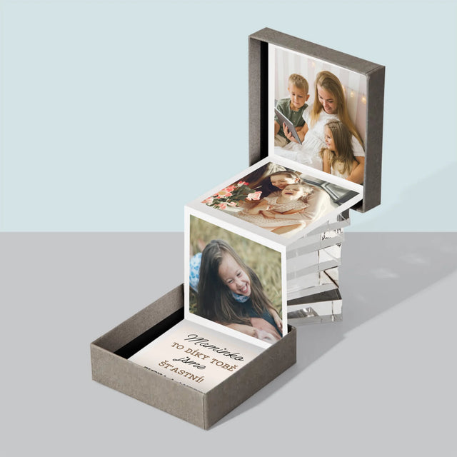 Fotokoláž: Mami, To Díky Tobě Jsme Šťastní! - Fotoalbum Harmonika