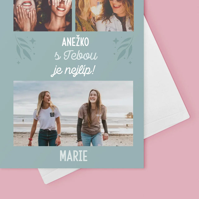 Fotokoláž: Nejlepší Kamarádky - Přání